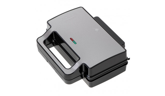 Adler Sandwich maker 2 in 1 | AD 3073 | 1000 W | Number of plates 2 | Stainless Steel/Black