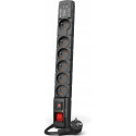 Acar S6 surge protection power strip 6 sockets 1.5 m black (W2436)