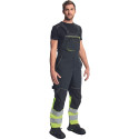 Cerva Knoxfield HVPS DW traksipüksid must Hi-Vis kollane 56