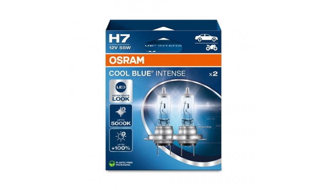 H7 12V 55W Cool Blue Intense 2tk