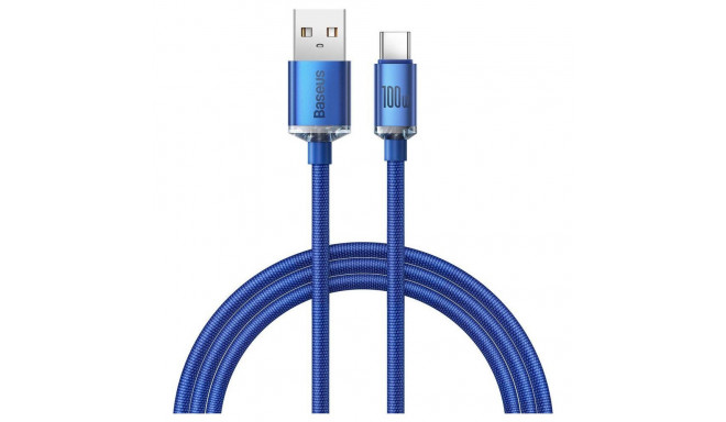Baseus USB Cable USB-A - USB-C 1.2 m Blue