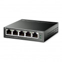 TP-LINK TL-SG105PE 5-Port Gigabit Easy Smart Switch with 4-Port PoE+ 65W PoE budget Desktop Steel Ca