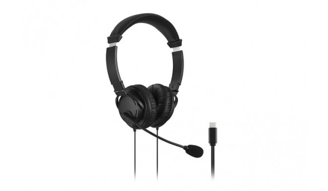 Kensington Headset Hi-Fi mit Mikrofon, USB-C  schwarz