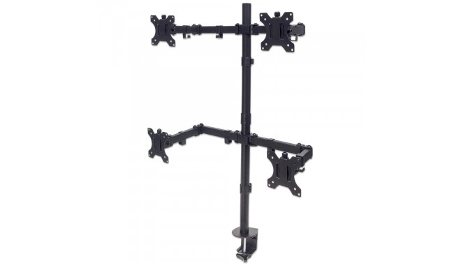 MANHATTAN Monitorarm für 4 Displays 13&amp;quot;-32&amp;quot; bis 8kg pro Disp