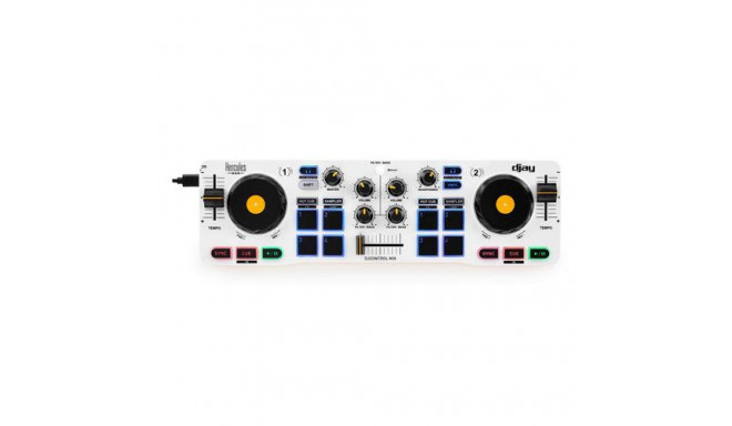 Hercules 4780921 DJ controller 2 channels Black, White, Yellow