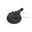 SmallRig 4122B 4'' Suction Cup Camera Mounting Support for Vehicle Shooting