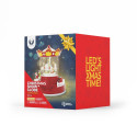Christmas Snow Globe Lantern CAROUSEL FLX-4 Forever Light