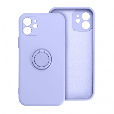 Case for iPhone 16 PRO MAX Silicone Ring purple