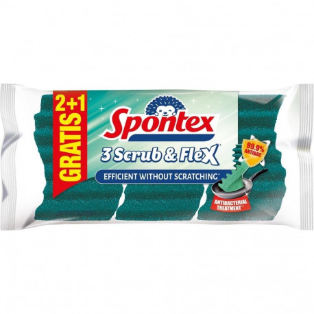 SPONTEX SCRUB & FLEX3 käsnad