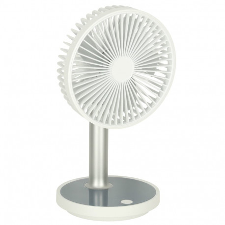 Seista ventilaator jalgadel valge