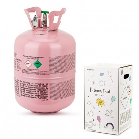 Heelium õhupallide täitmiseks 50 palli / 0.36 m³, 13,3L, 27 bar