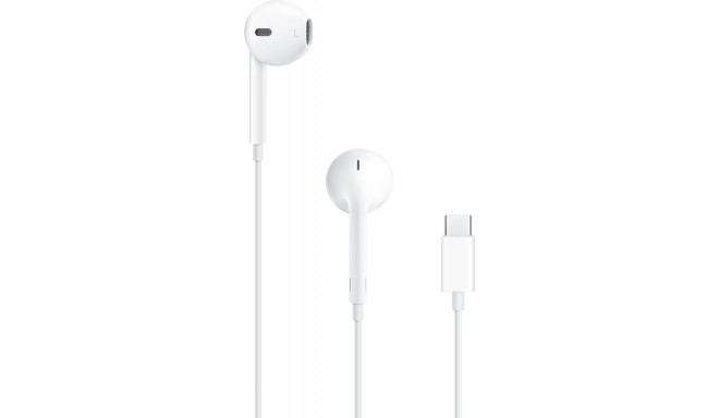 Apple kõrvaklapid + mikrofon EarPods USB-C