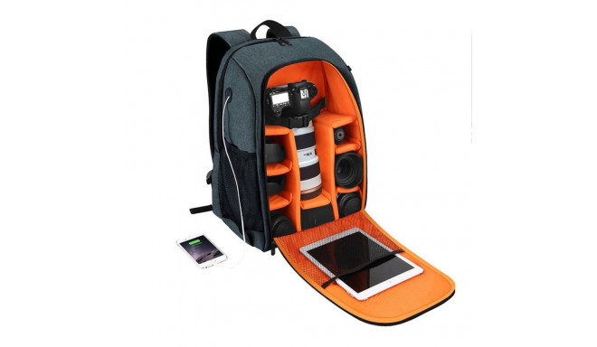Puluz PU5011H waterproof photo backpack for DJI RONIN-S/SC (gray)