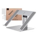 Laptop stand Baseus 11-17", adjustable (silver)