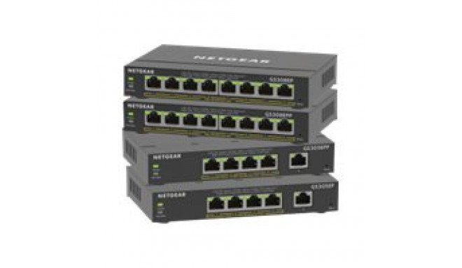 NETGEAR 8PT GE Plus lüliti suure võimsusega POE+