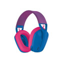 LOGITECH Lightspeed G435 Headset full size Bluetooth / 2.4 GHz radio frequency wireless blue Discord