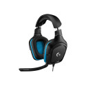 LOGITECH Gaming Headset G432 Headset 7.1 channel full size wired USB 3.5 mm jack black