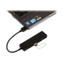 I-TEC USB 3.0 Slim Passive HUB 4 Port without power adapter, ideal for Notebook Ultrabook Tablet PC