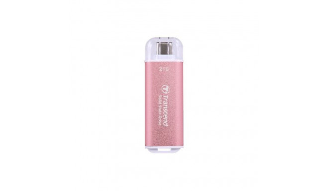 TRANSCEND ESD300P 1TB External SSD USB 10Gbps Type C Pink