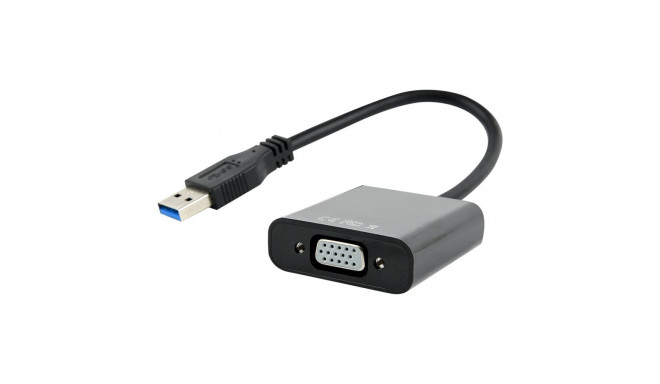 GEMBIRD AB-U3M-VGAF-01 Gembird USB 3.0 to VGA video adapter, black, blister