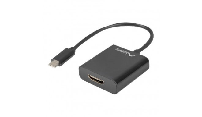 LANBERG AD-UC-HD-01 Lanberg adapter USB TYPE-C(M)-HDMI(N) 15cm Must