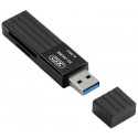 XO memory card reader DK05B 2in1 USB 3.0, black