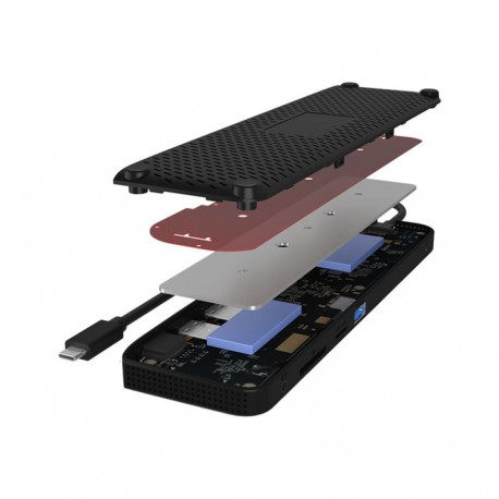 ICY BOX IB-DK2116-C multi-dokkimisjaam sülearvutitele ja arvutitele