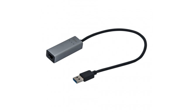 I-TEC USB 3.0 Metallist Gigabit Ethernet Adapter 1x USB 3.0 RJ-45 LED-iga Sülearvutile Tahvelarvutil