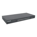 INTELLINET 24-Port Gigabit Ethernet Switch with 2 SFP Ports 24 x 10/100/1000 Mbps RJ45 Ports + 2 x S