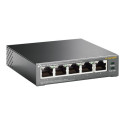 TP-LINK 5-Port Gigabit Desktop Switch with 4-Port PoE 5 Gigabit RJ45 ports including 4 PoE ports 56W