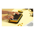 LOGITECH POP Keys Wireless Mechanical Keyboard With Emoji Keys - BLAST YELLOW (PN)