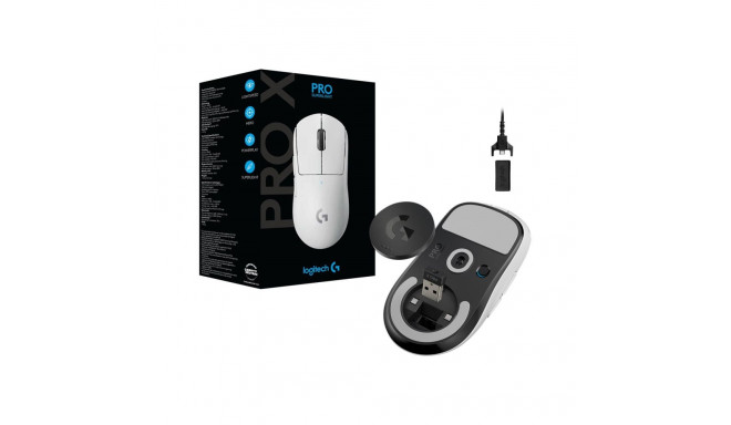 LOGITECH PRO X SUPERLIGHT juhtmevaba mängurihiir, optiline hiir, 5 nuppu, juhtmevaba 2.4 GHz USB LIG