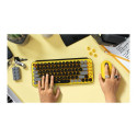LOGITECH POP Keys Wireless Mechanical Keyboard With Emoji Keys - BLAST YELLOW (PN)