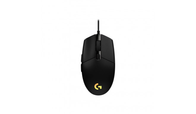 LOGITECH mänguhiir G203 LIGHTSYNC optiline 6-nupuline juhtmega USB must