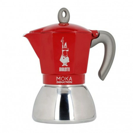 Itaalia Kohvikann Bialetti Moka Induction rouge Metall