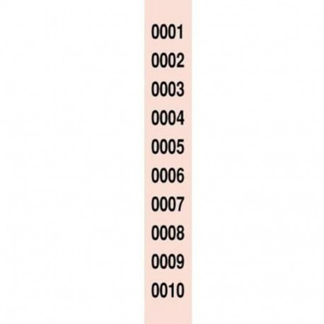 Raffle Number Strips 1-2000 (30 Units)