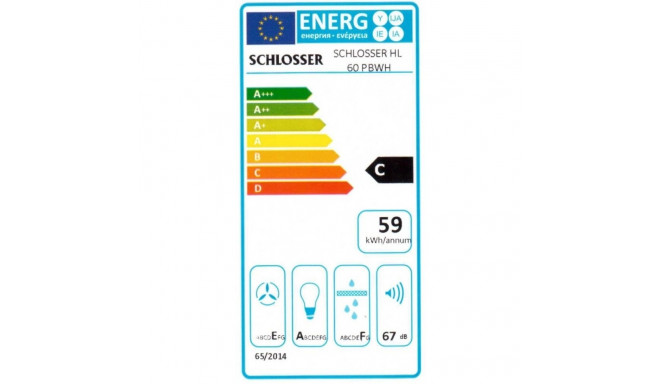 Hood Schlosser HL60PBWH GLASS