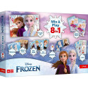 TREFL FROZEN 8in1 Mix&play set of boardgames