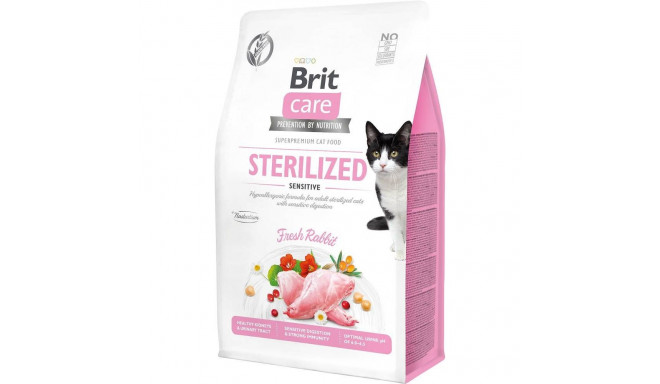 BRIT Care Grain-Free Sterilized Sensitive - dry cat food - 400 g