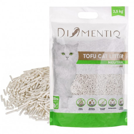 DIAMENTIQ Tofu neutraalne ultra paakuv taimne kassiliiv 2.5 kg