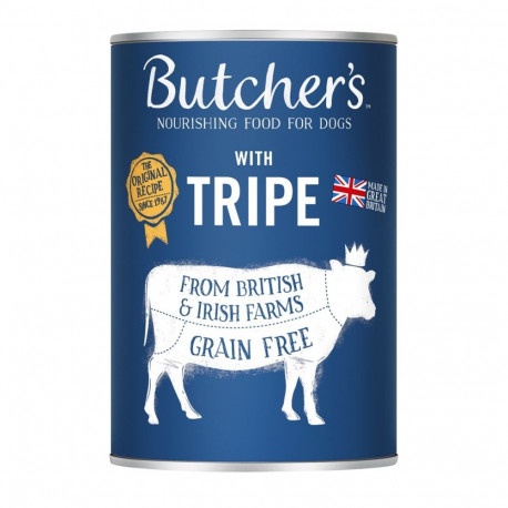 BUTCHER'S Original Tripe Mix Rumen Pate - wet dog food - 400g