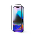 Crong Anti-Bacterial 3D Armour Glass - Szkło hartowane 9H Full Glue do iPhone 16 Pro Max + ramka ins