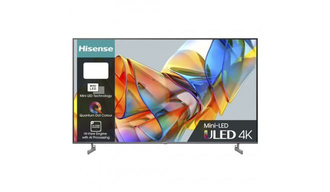 Hisense 65U6KQ, LED television - 65 -  anthracite, UltraHD/4K, triple tuner, HDR10, WLAN, LAN, Bluet