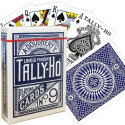Bicycle Tally-Ho Circle Poker Cards (Blue)