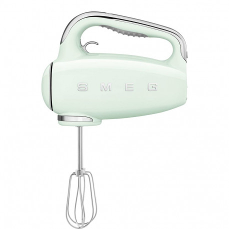Hand Mixer - Smeg HMF01PG 9 Speed Levels Turbo Function Stainless Steel Green