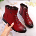 Jezzi W JEZ52G insulated ankle boots with decorations, red (40)