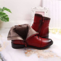 Jezzi W JEZ52G insulated ankle boots with decorations, red (40)
