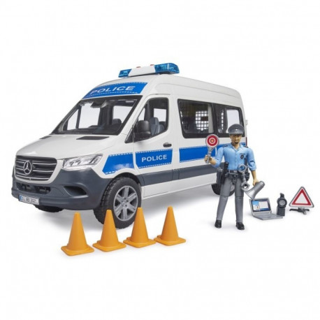 Mercedes-Benz Police Sprinter set with a figure and a light/sound module