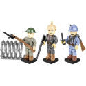 Cobi Blocks Great War 3 figurines 35 blocks