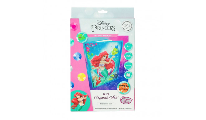 DISNEY PRINCESS Crystal Art Notebook "The Little Mermaid"